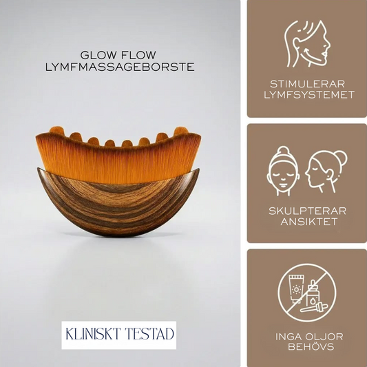 GlowFlow - ansiktsborste för lymfmassage